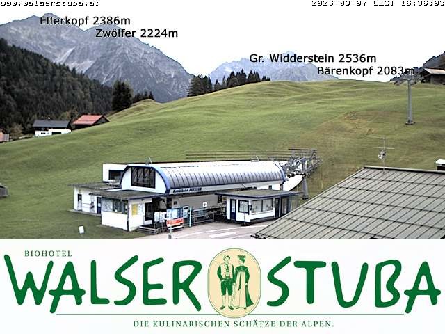 Archiv Foto Webcam Hotel für Bergfreunde - Walserstuba