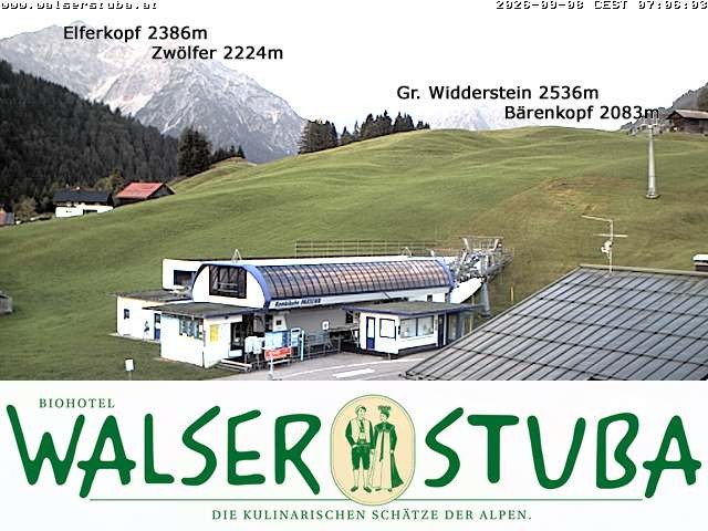 Archiv Foto Webcam Hotel für Bergfreunde - Walserstuba