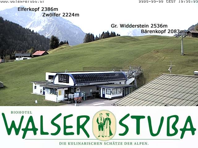 Archiv Foto Webcam Hotel für Bergfreunde - Walserstuba