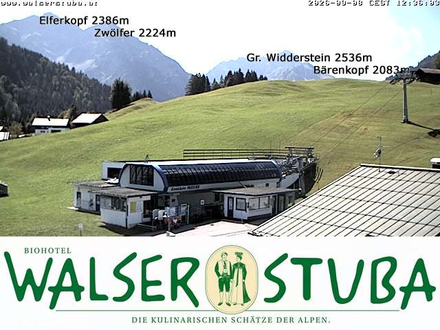 Archiv Foto Webcam Hotel für Bergfreunde - Walserstuba