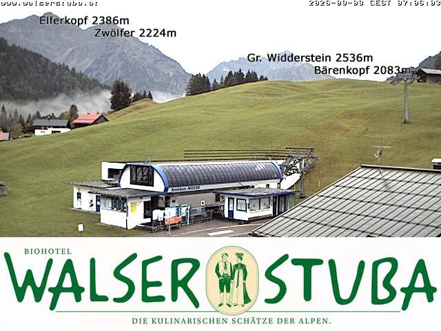 Archived image Webcam Hotel "Walserstuba"