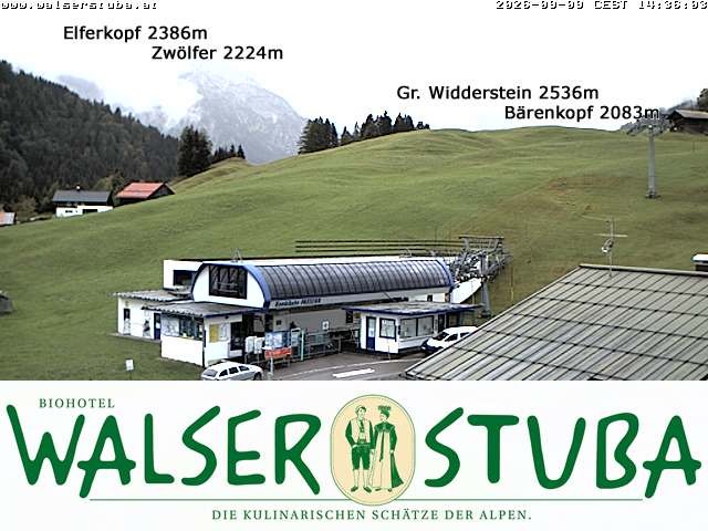 Archived image Webcam Hotel "Walserstuba"