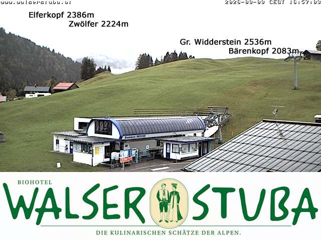 Archived image Webcam Hotel "Walserstuba"