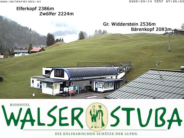 Archiv Foto Webcam Hotel für Bergfreunde - Walserstuba