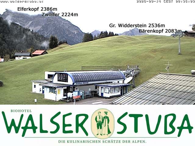 Archiv Foto Webcam Hotel für Bergfreunde - Walserstuba