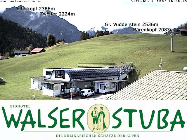 Archiv Foto Webcam Hotel für Bergfreunde - Walserstuba