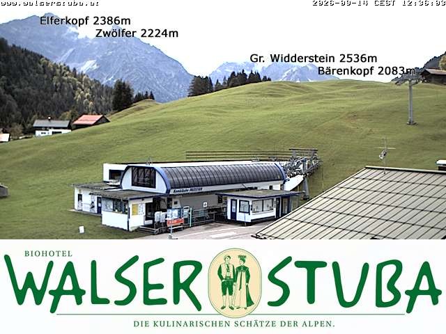 Archiv Foto Webcam Hotel für Bergfreunde - Walserstuba
