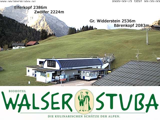 Archiv Foto Webcam Hotel für Bergfreunde - Walserstuba
