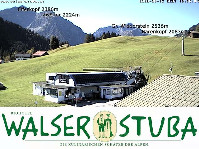Archiv Foto Webcam Hotel für Bergfreunde - Walserstuba