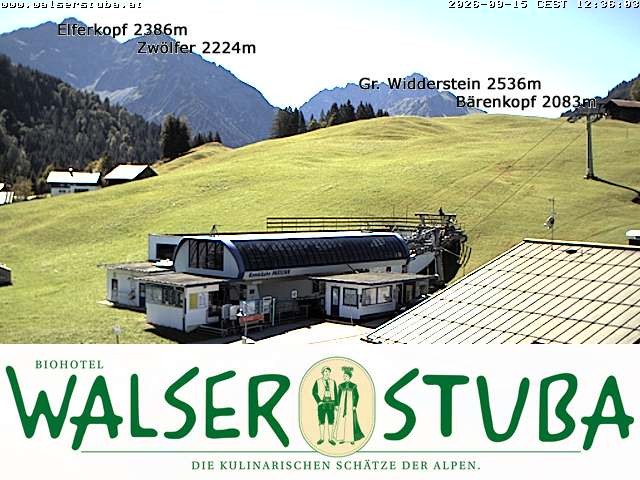 Archiv Foto Webcam Hotel für Bergfreunde - Walserstuba