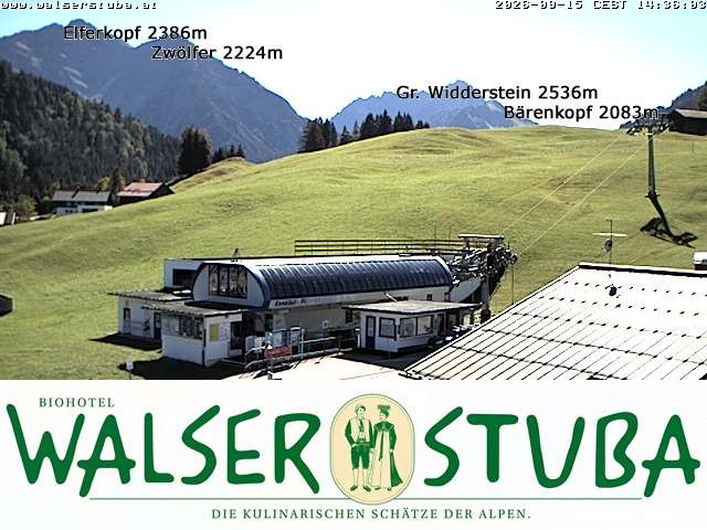 Archiv Foto Webcam Hotel für Bergfreunde - Walserstuba