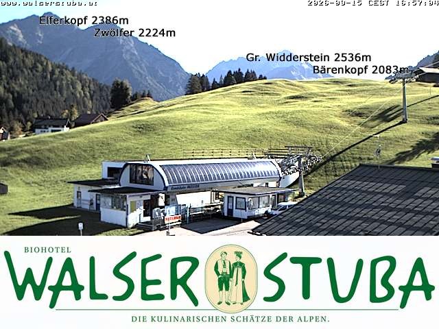 Archived image Webcam Hotel "Walserstuba"