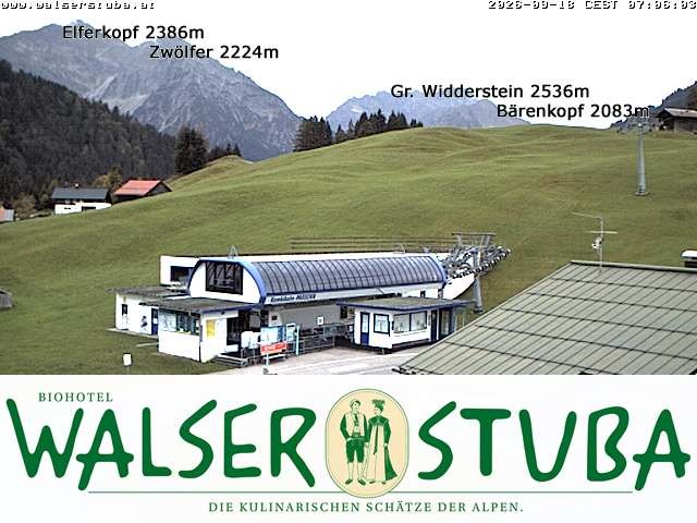 Archiv Foto Webcam Hotel für Bergfreunde - Walserstuba