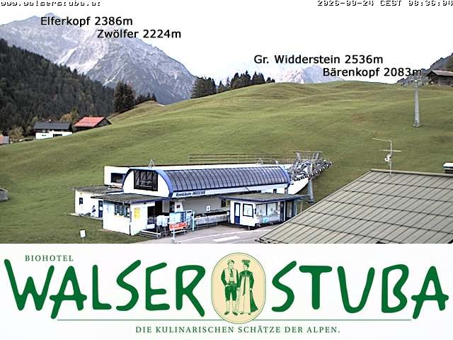 Archiv Foto Webcam Hotel für Bergfreunde - Walserstuba