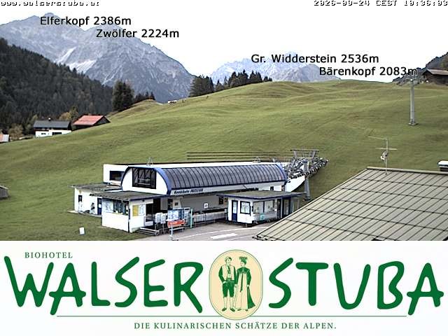 Archiv Foto Webcam Hotel für Bergfreunde - Walserstuba