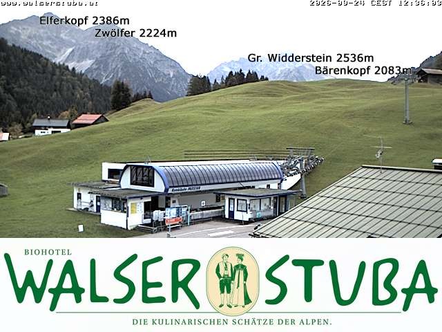 Archiv Foto Webcam Hotel für Bergfreunde - Walserstuba