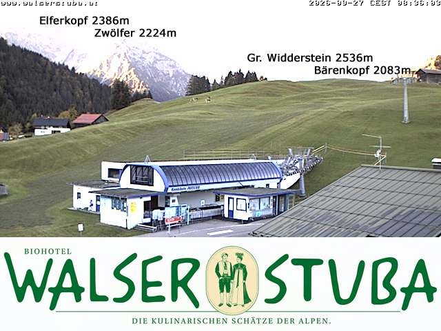 Archiv Foto Webcam Hotel für Bergfreunde - Walserstuba