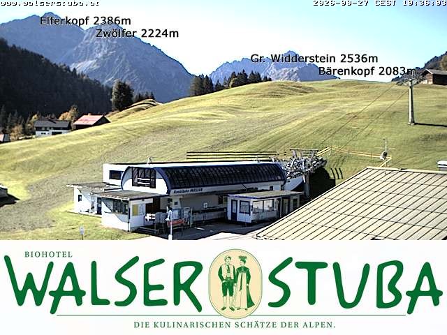 Archiv Foto Webcam Hotel für Bergfreunde - Walserstuba