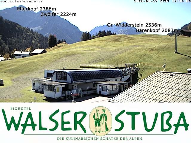 Archiv Foto Webcam Hotel für Bergfreunde - Walserstuba