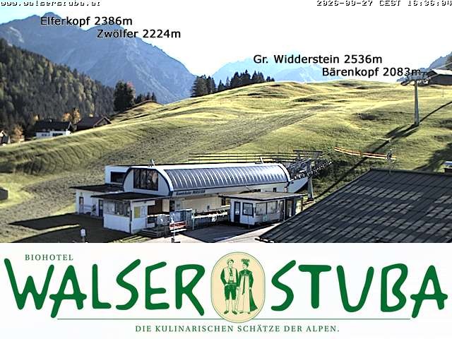 Archiv Foto Webcam Hotel für Bergfreunde - Walserstuba