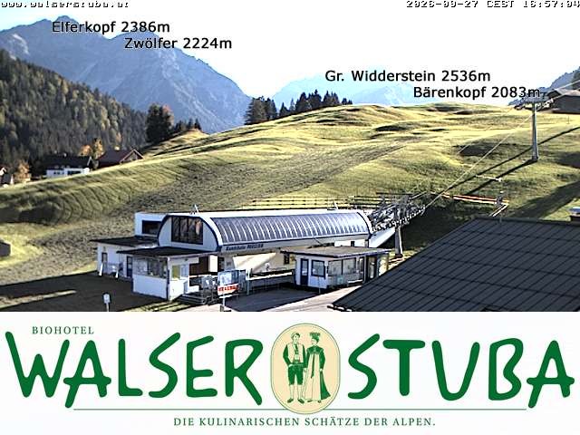 Archiv Foto Webcam Hotel für Bergfreunde - Walserstuba