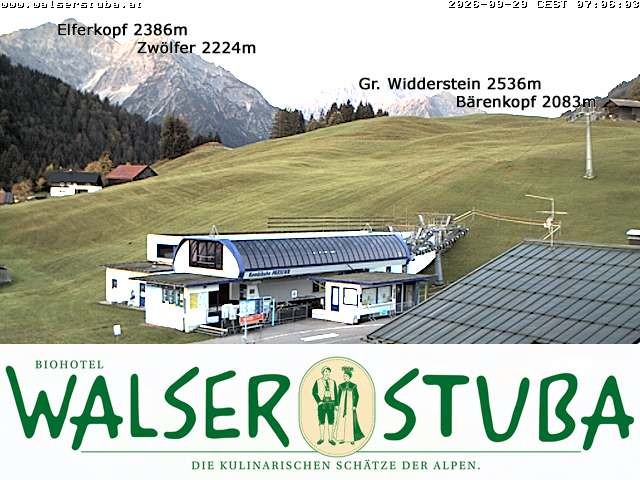 Archiv Foto Webcam Hotel für Bergfreunde - Walserstuba