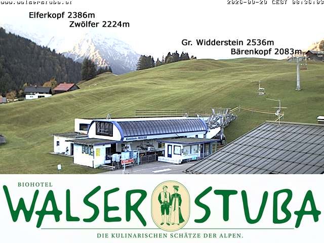 Archiv Foto Webcam Hotel für Bergfreunde - Walserstuba