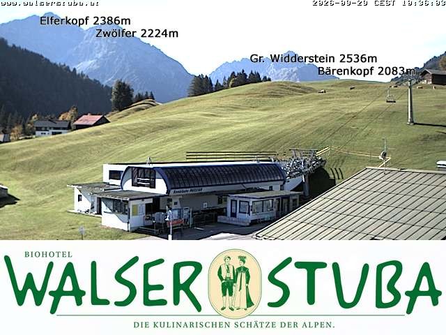 Archiv Foto Webcam Hotel für Bergfreunde - Walserstuba