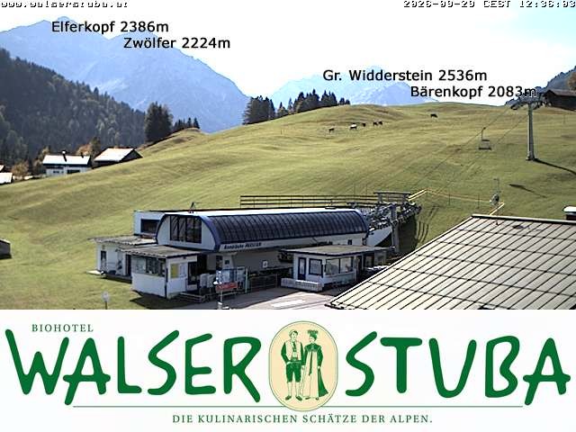 Archiv Foto Webcam Hotel für Bergfreunde - Walserstuba