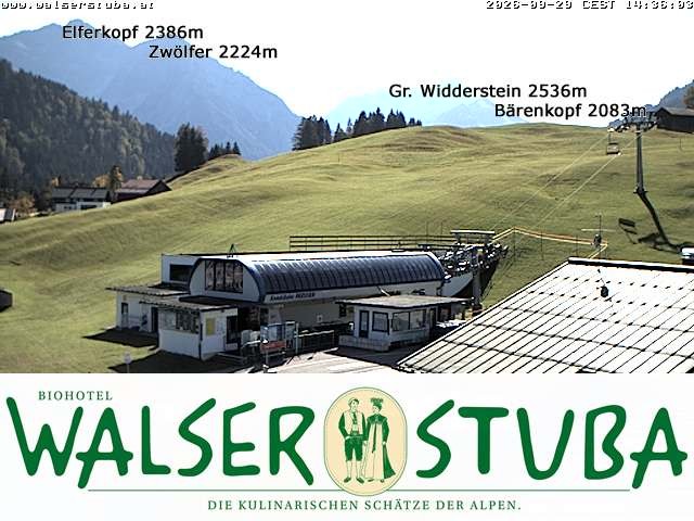 Archiv Foto Webcam Hotel für Bergfreunde - Walserstuba