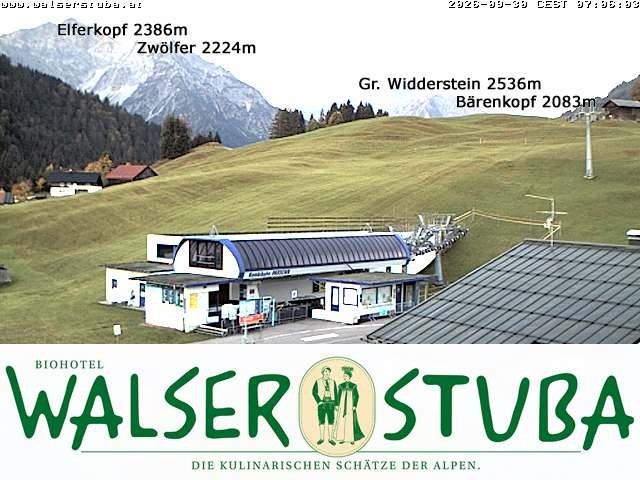 Archiv Foto Webcam Hotel für Bergfreunde - Walserstuba