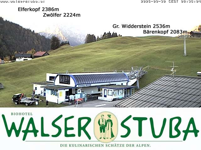 Archiv Foto Webcam Hotel für Bergfreunde - Walserstuba