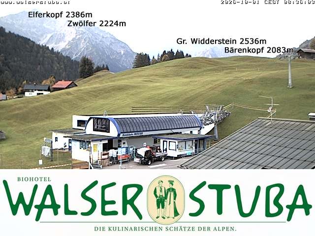 Archiv Foto Webcam Hotel für Bergfreunde - Walserstuba