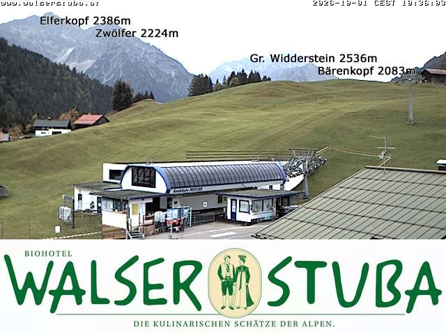 Archiv Foto Webcam Hotel für Bergfreunde - Walserstuba