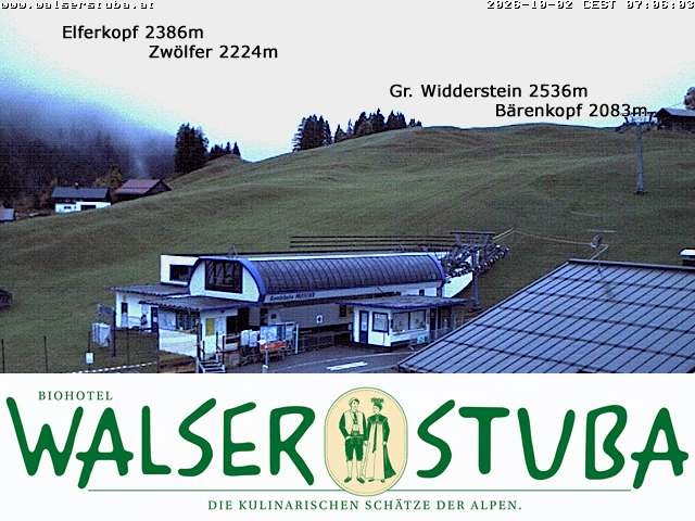 Archiv Foto Webcam Hotel für Bergfreunde - Walserstuba