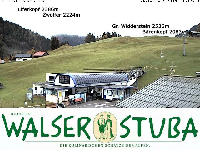 Archiv Foto Webcam Hotel für Bergfreunde - Walserstuba