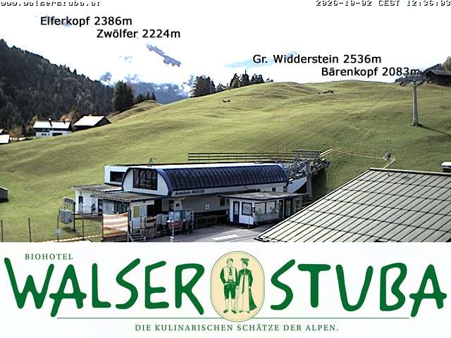 Archiv Foto Webcam Hotel für Bergfreunde - Walserstuba