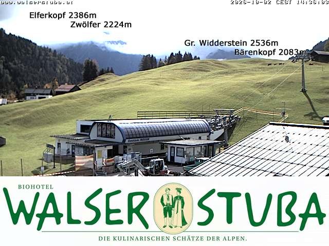 Archiv Foto Webcam Hotel für Bergfreunde - Walserstuba