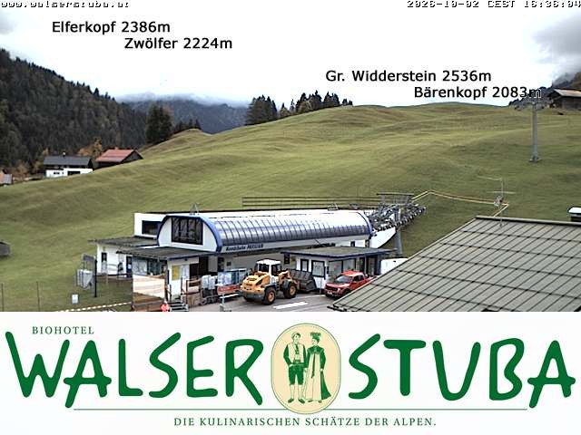 Archiv Foto Webcam Hotel für Bergfreunde - Walserstuba