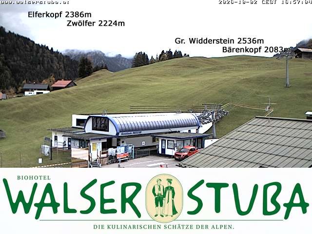 Archiv Foto Webcam Hotel für Bergfreunde - Walserstuba