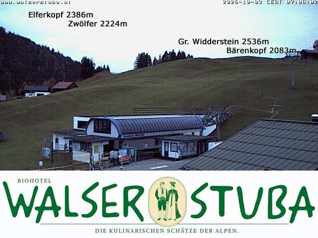 Archiv Foto Webcam Hotel für Bergfreunde - Walserstuba