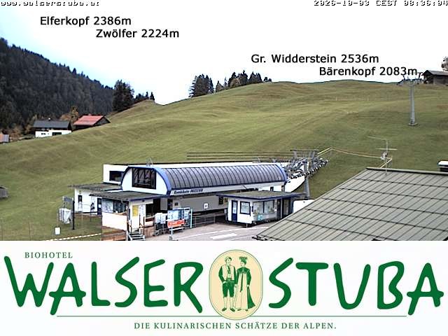 Archiv Foto Webcam Hotel für Bergfreunde - Walserstuba