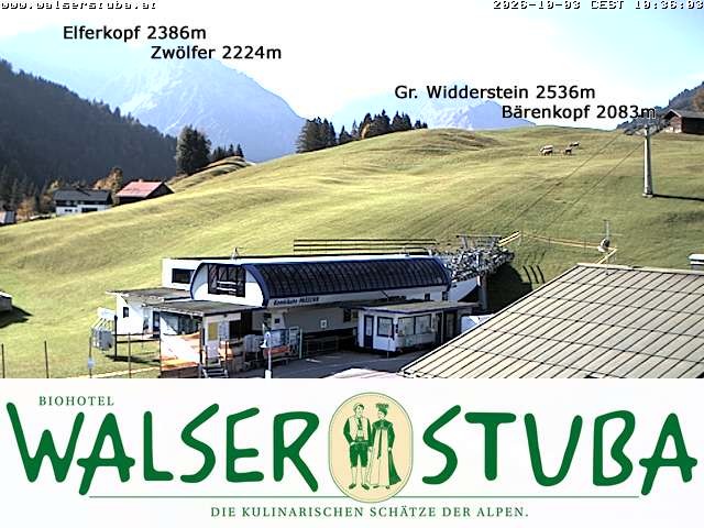 Archiv Foto Webcam Hotel für Bergfreunde - Walserstuba