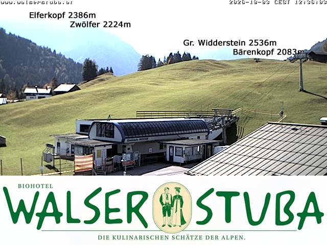 Archiv Foto Webcam Hotel für Bergfreunde - Walserstuba