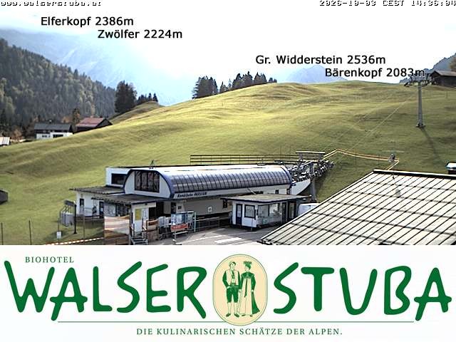 Archiv Foto Webcam Hotel für Bergfreunde - Walserstuba