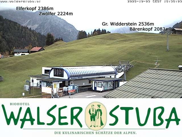 Archiv Foto Webcam Hotel für Bergfreunde - Walserstuba