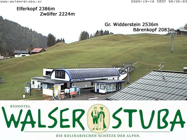 Archiv Foto Webcam Hotel für Bergfreunde - Walserstuba