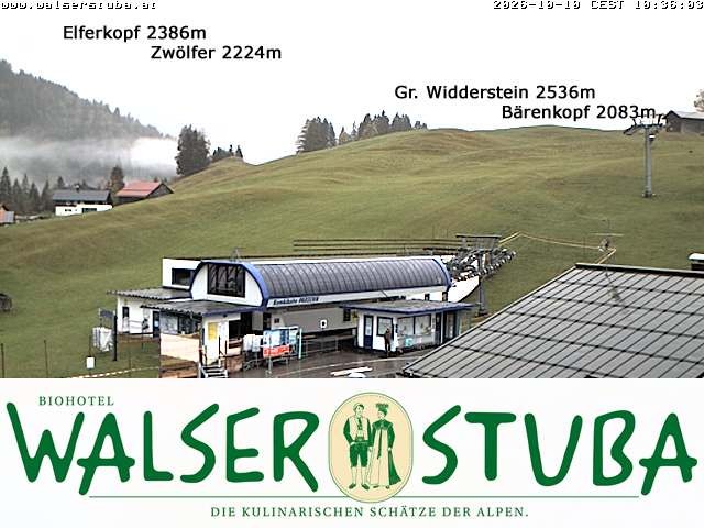 Archiv Foto Webcam Hotel für Bergfreunde - Walserstuba