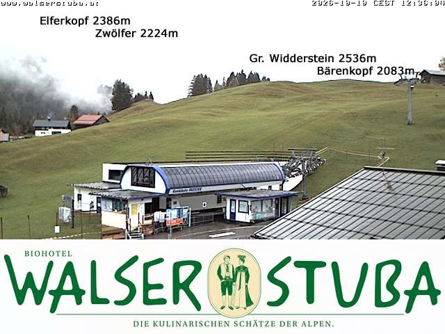 Archiv Foto Webcam Hotel für Bergfreunde - Walserstuba