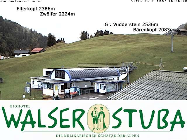 Archiv Foto Webcam Hotel für Bergfreunde - Walserstuba